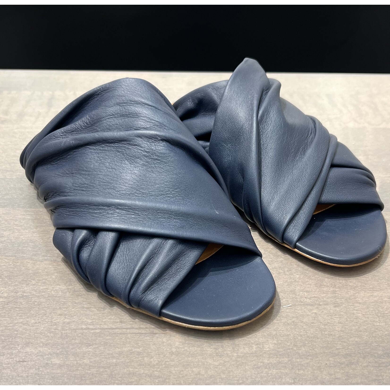 Forte Forte Nappa Leather Flat Sandals