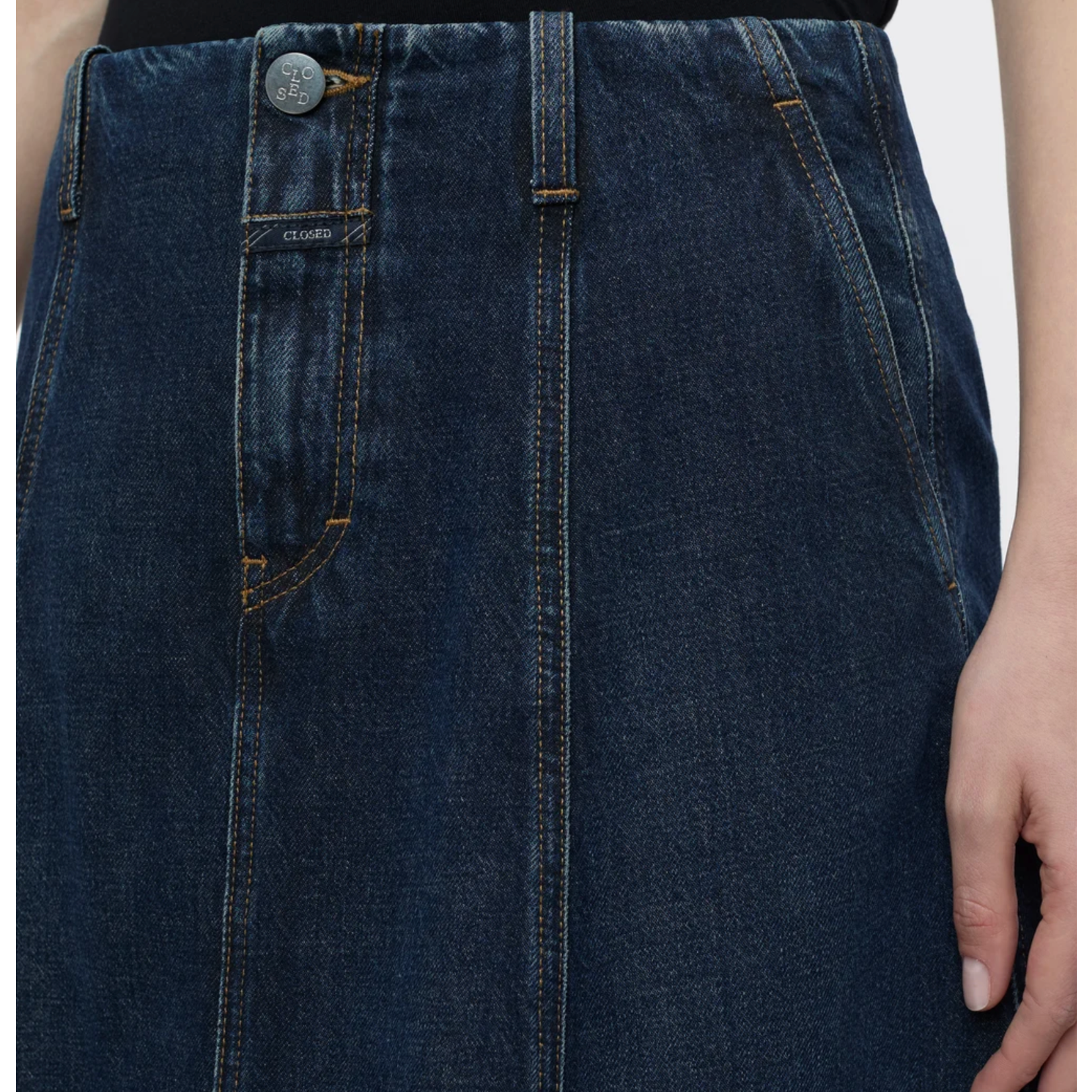 Closed Denim Midi Skirt