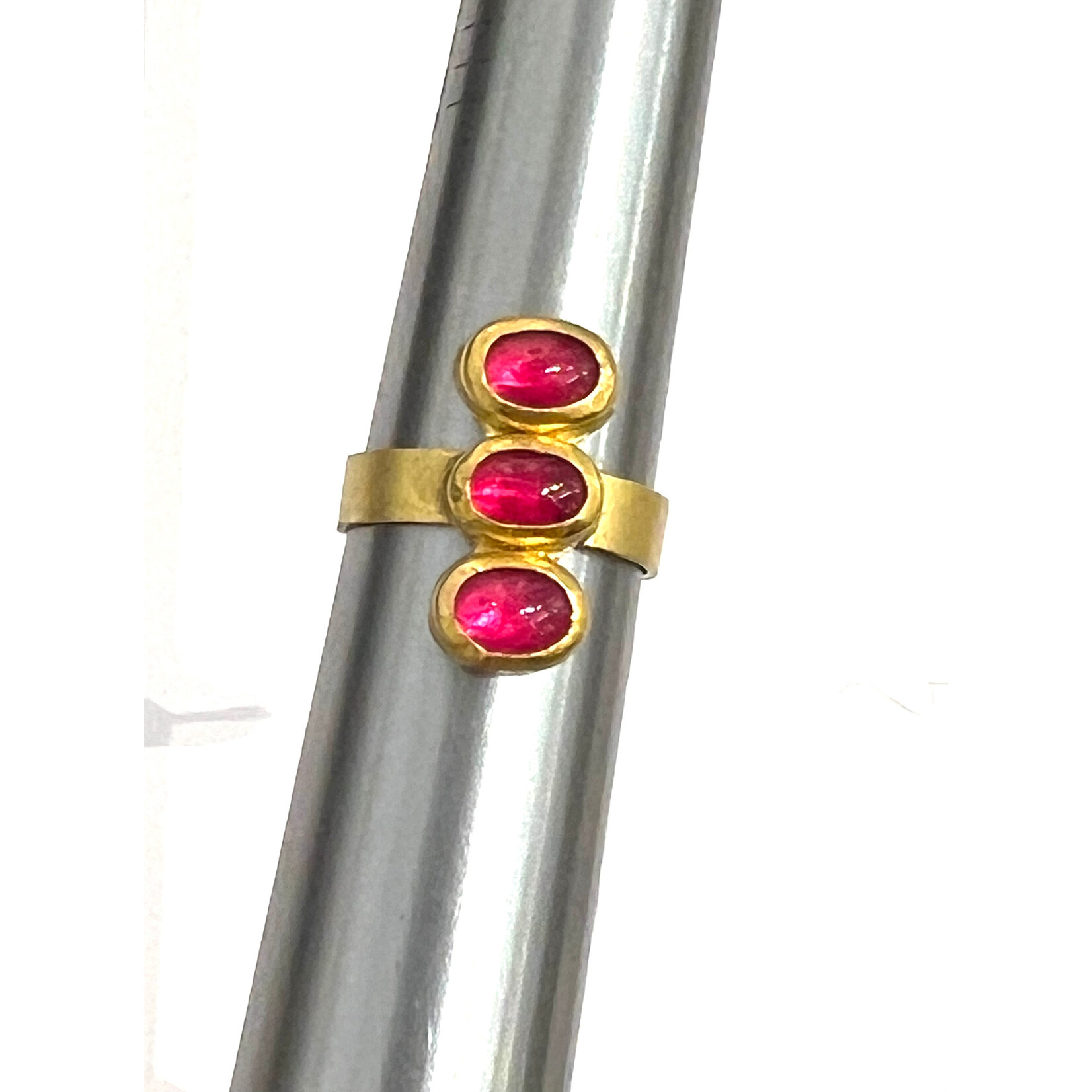 Ruby Triple Stack Ring Size 7.5