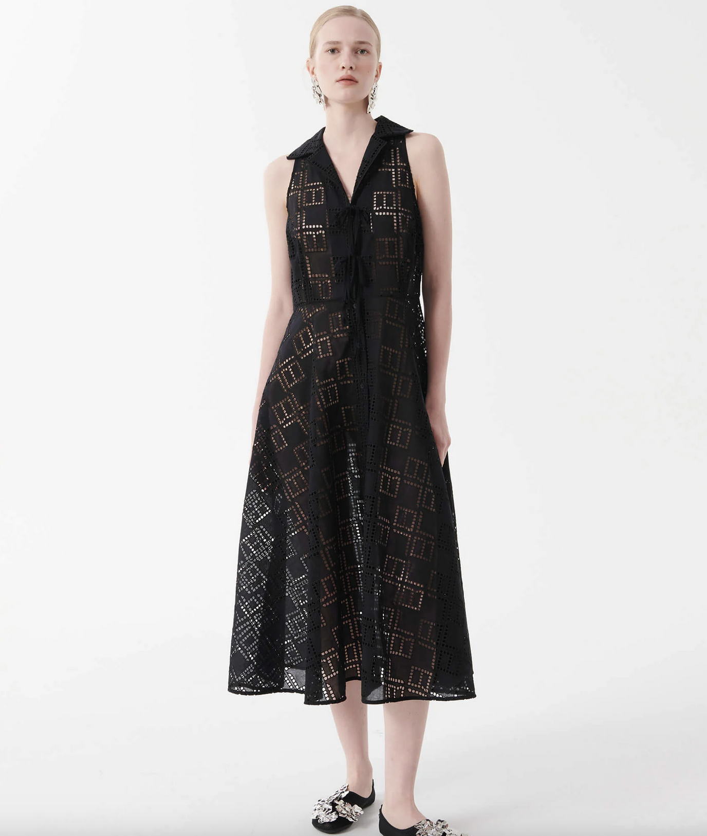 ワンピース Philosophy Chemisier dress Broderie Chemisier Dress - Four One Nine
