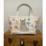 Kim Wyly Hand Painted Mini Canvas Tote