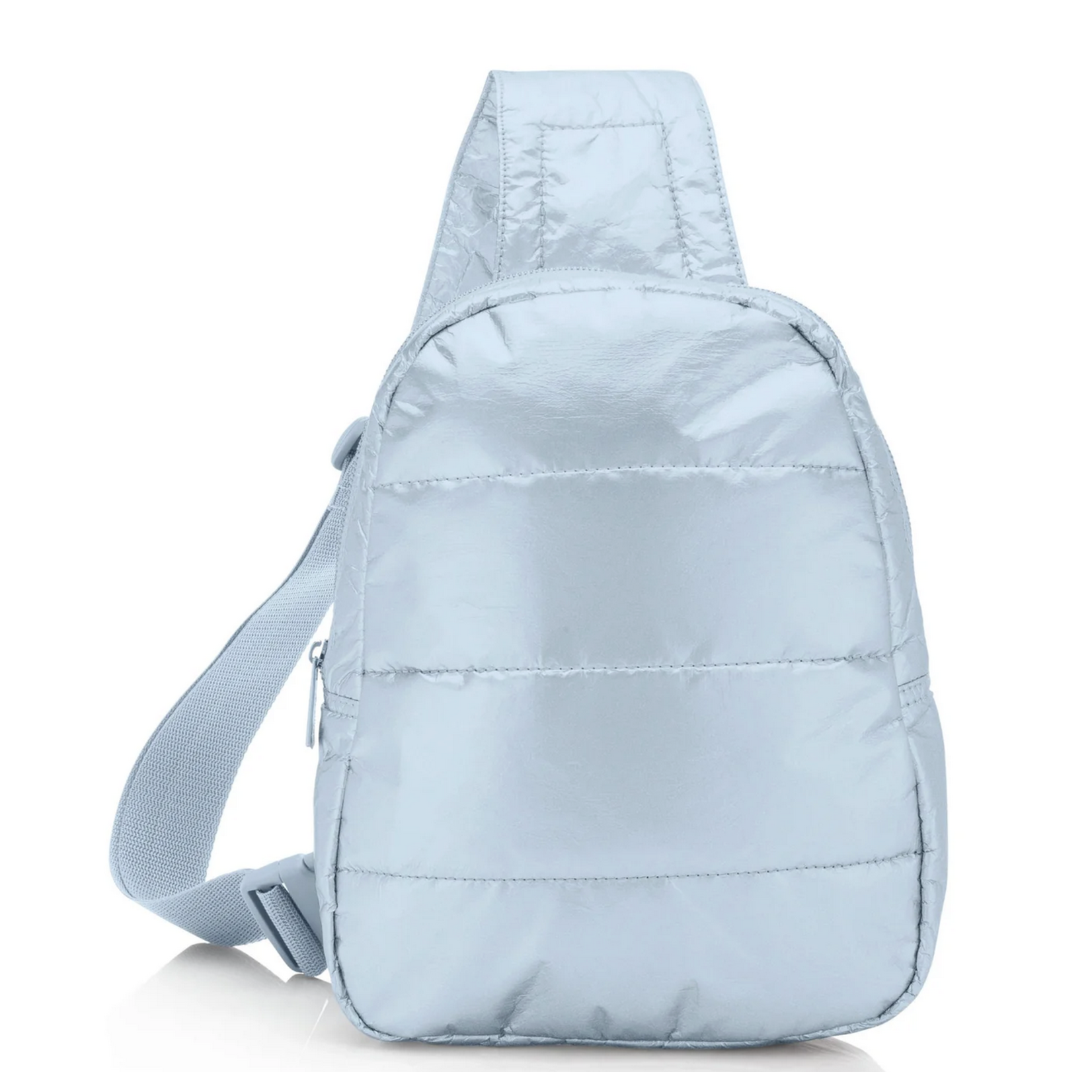 Hi, Love Puffer Crossbody Backpack