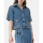 Closed Short-Sleeved Denim Shirt