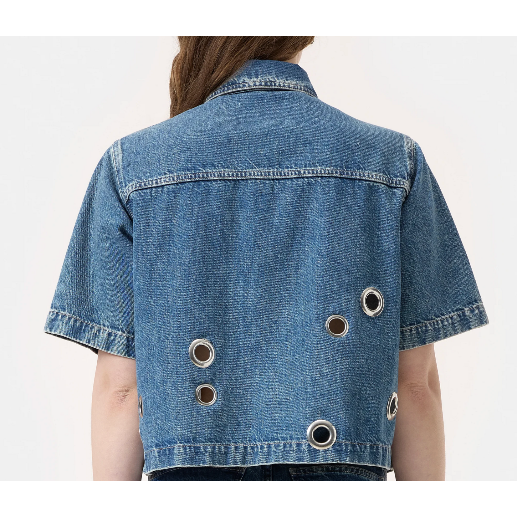 Closed Short-Sleeved Denim Shirt