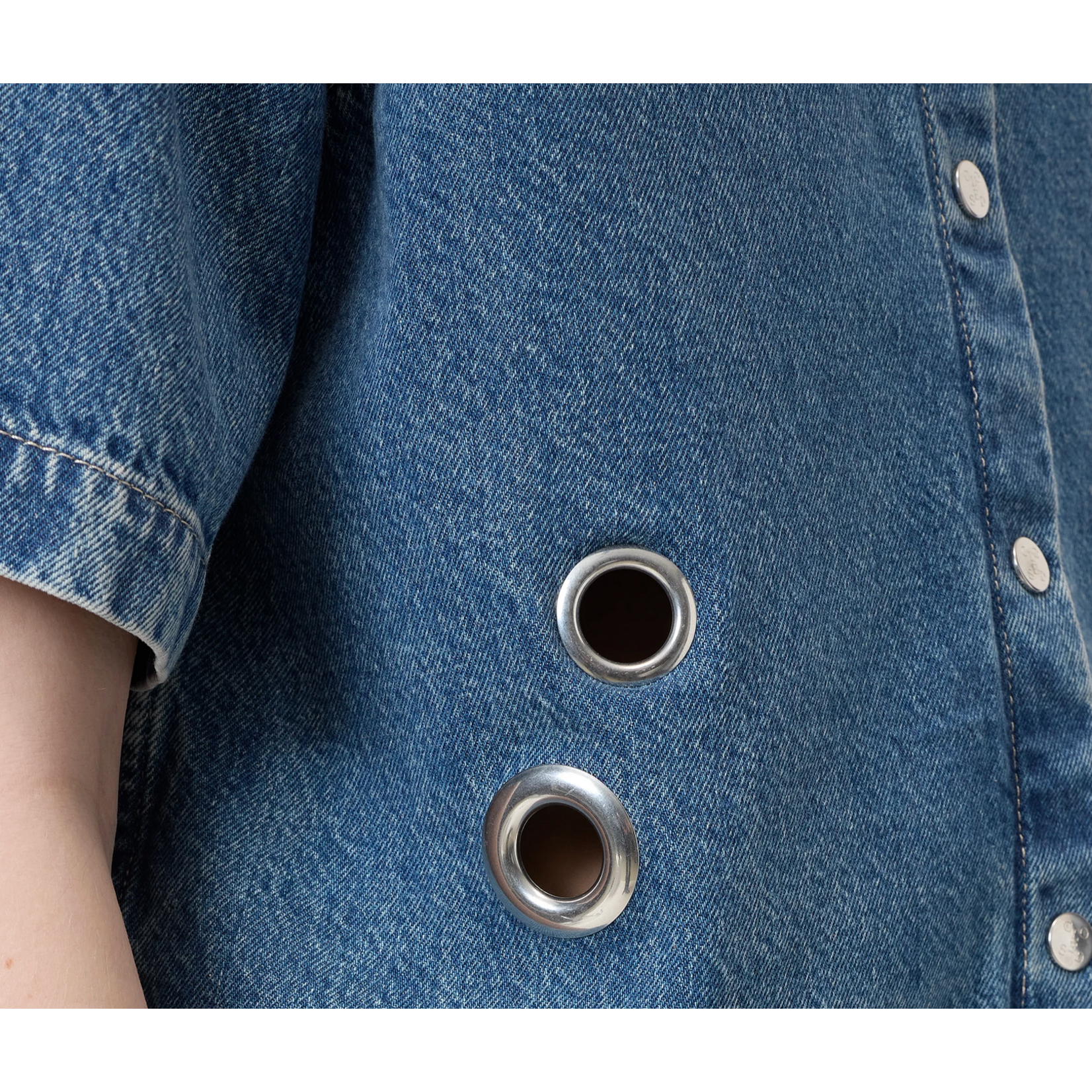 Closed Short-Sleeved Denim Shirt
