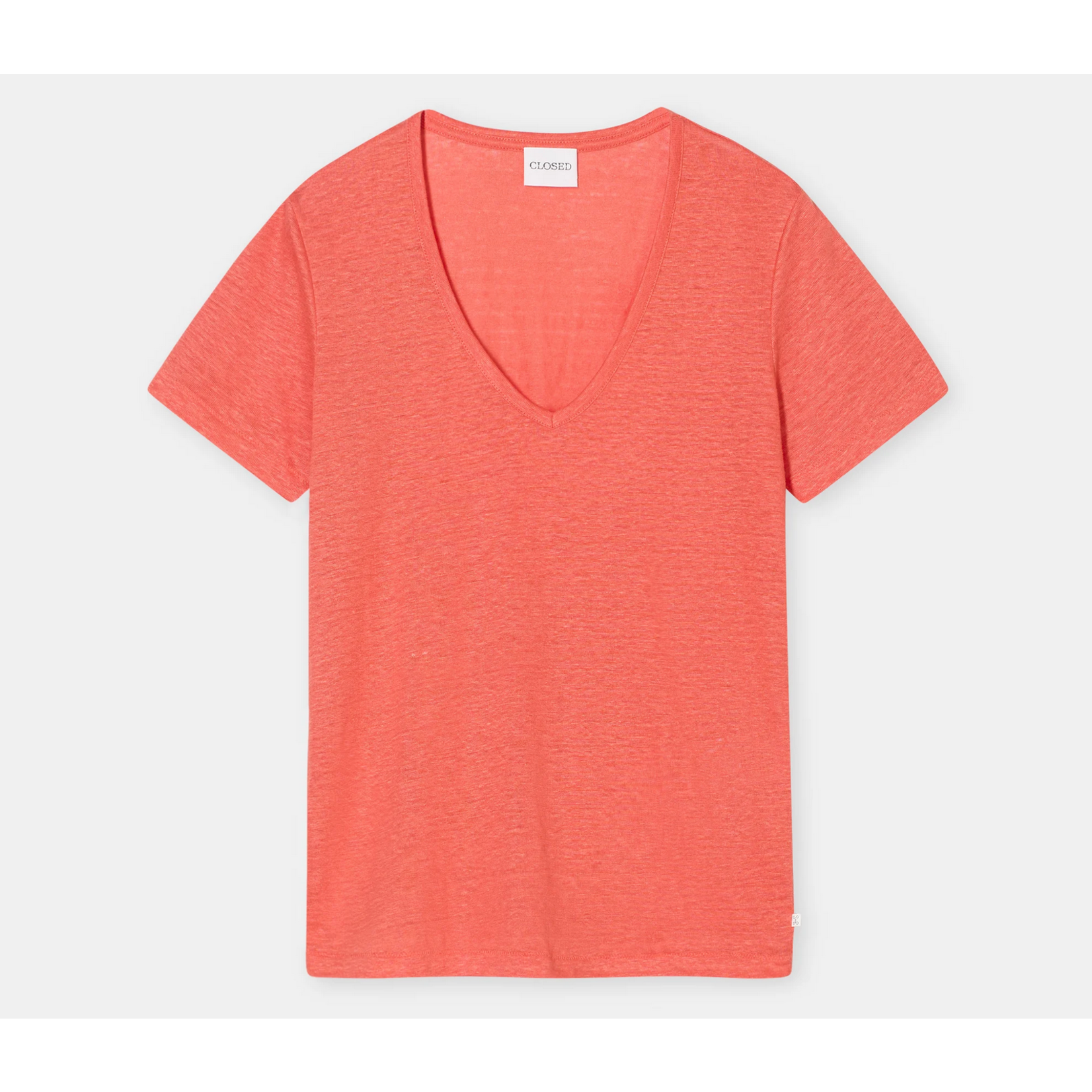 Closed Linen V-Neck T-Shirt
