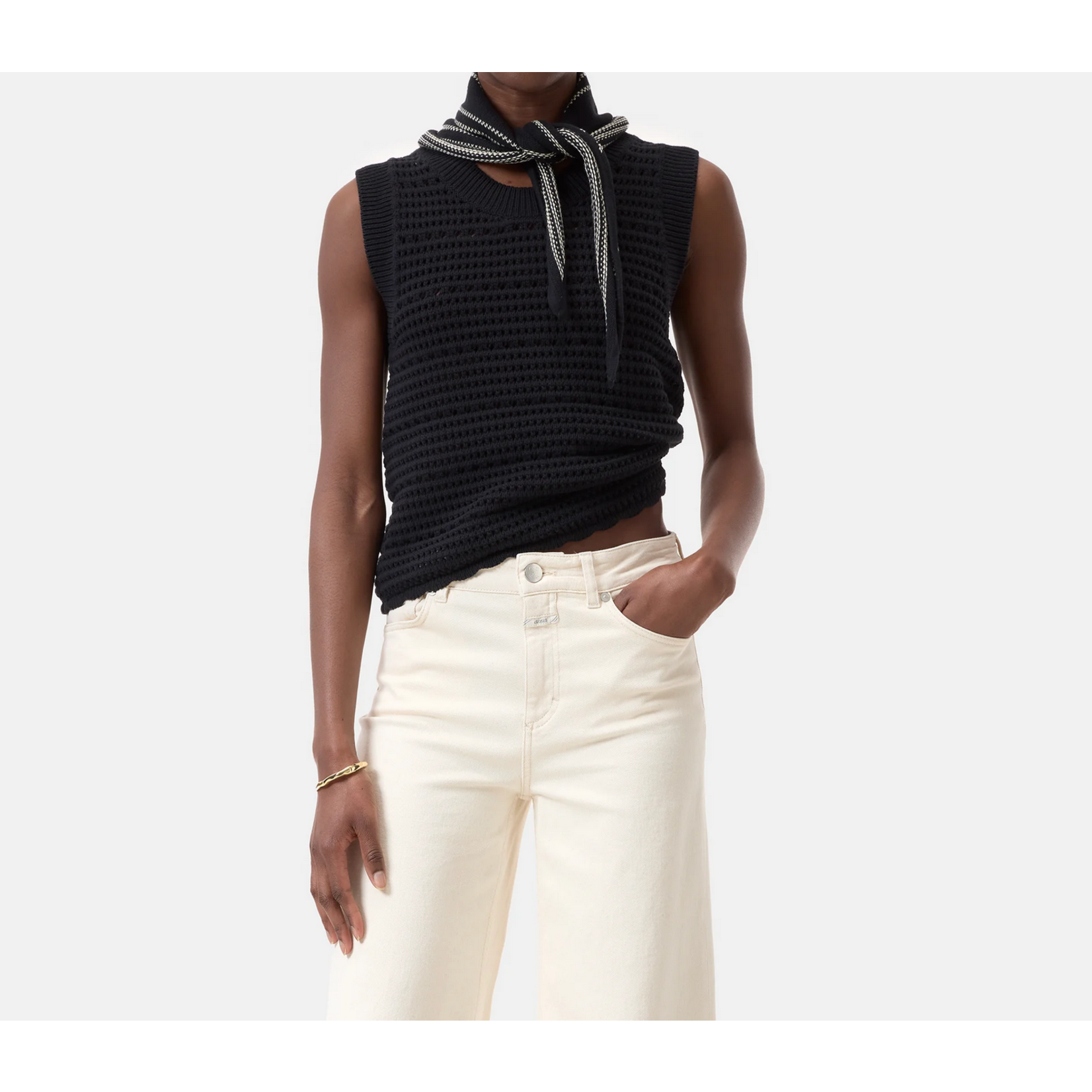Closed Crochet Tank Top