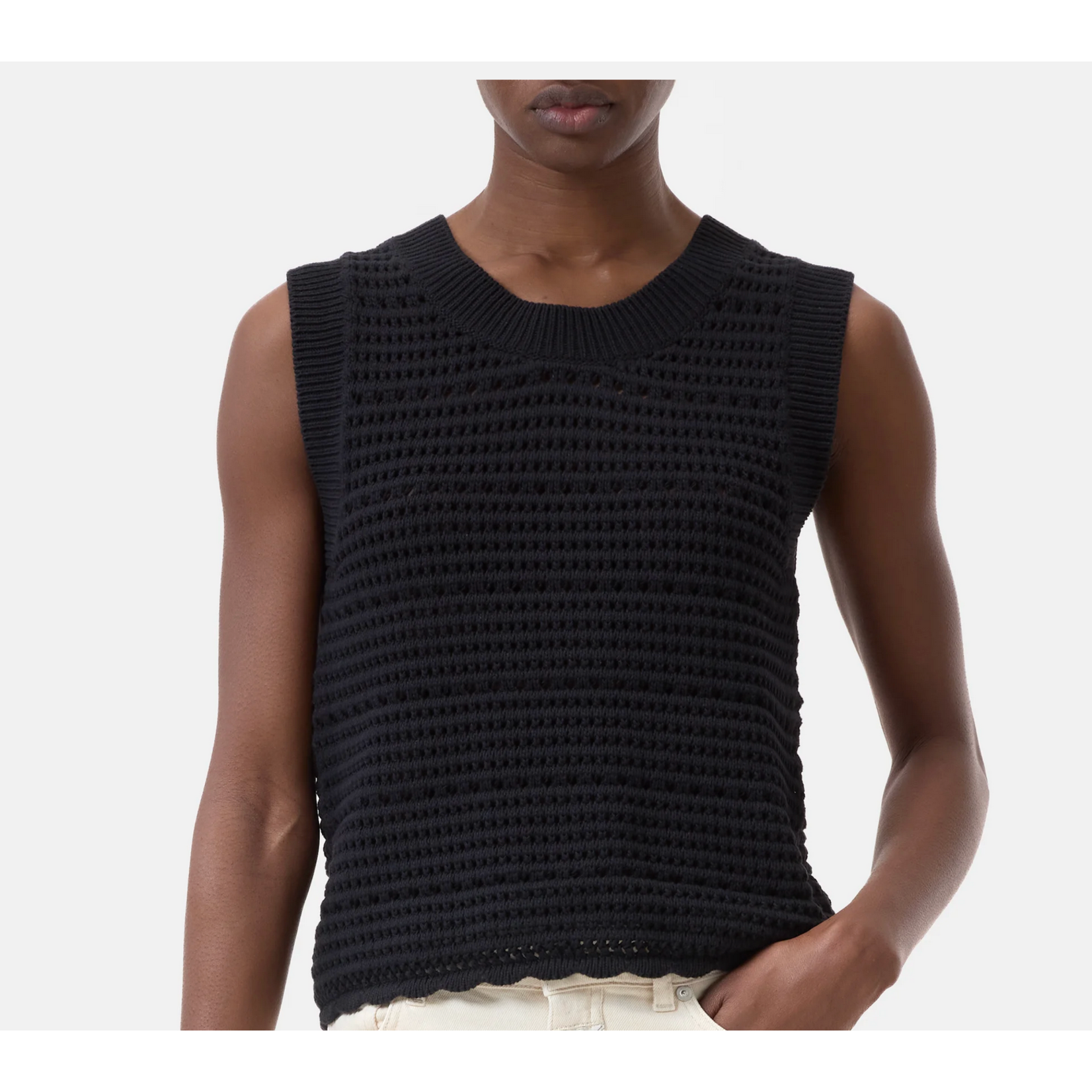 Closed Crochet Tank Top