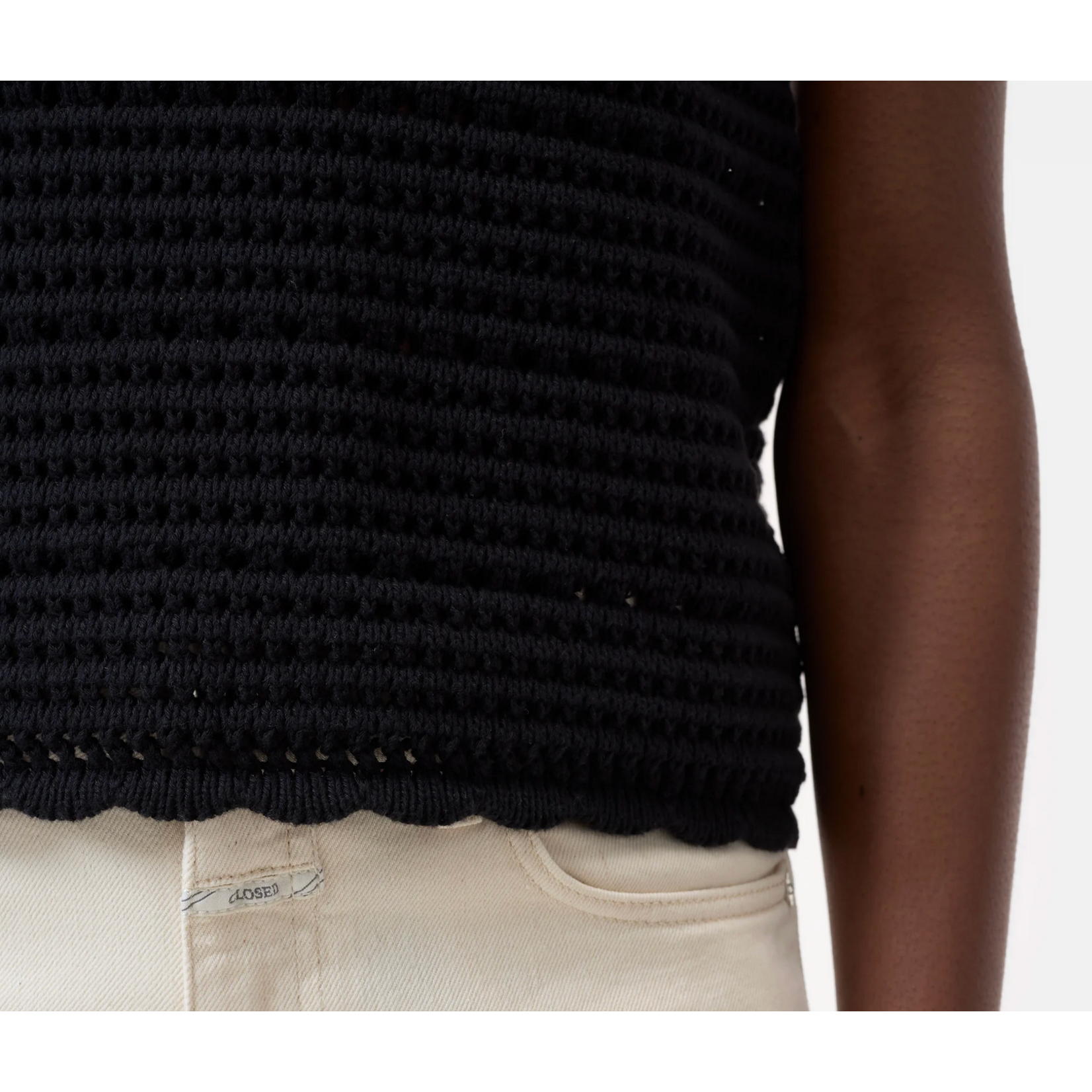 Closed Crochet Tank Top