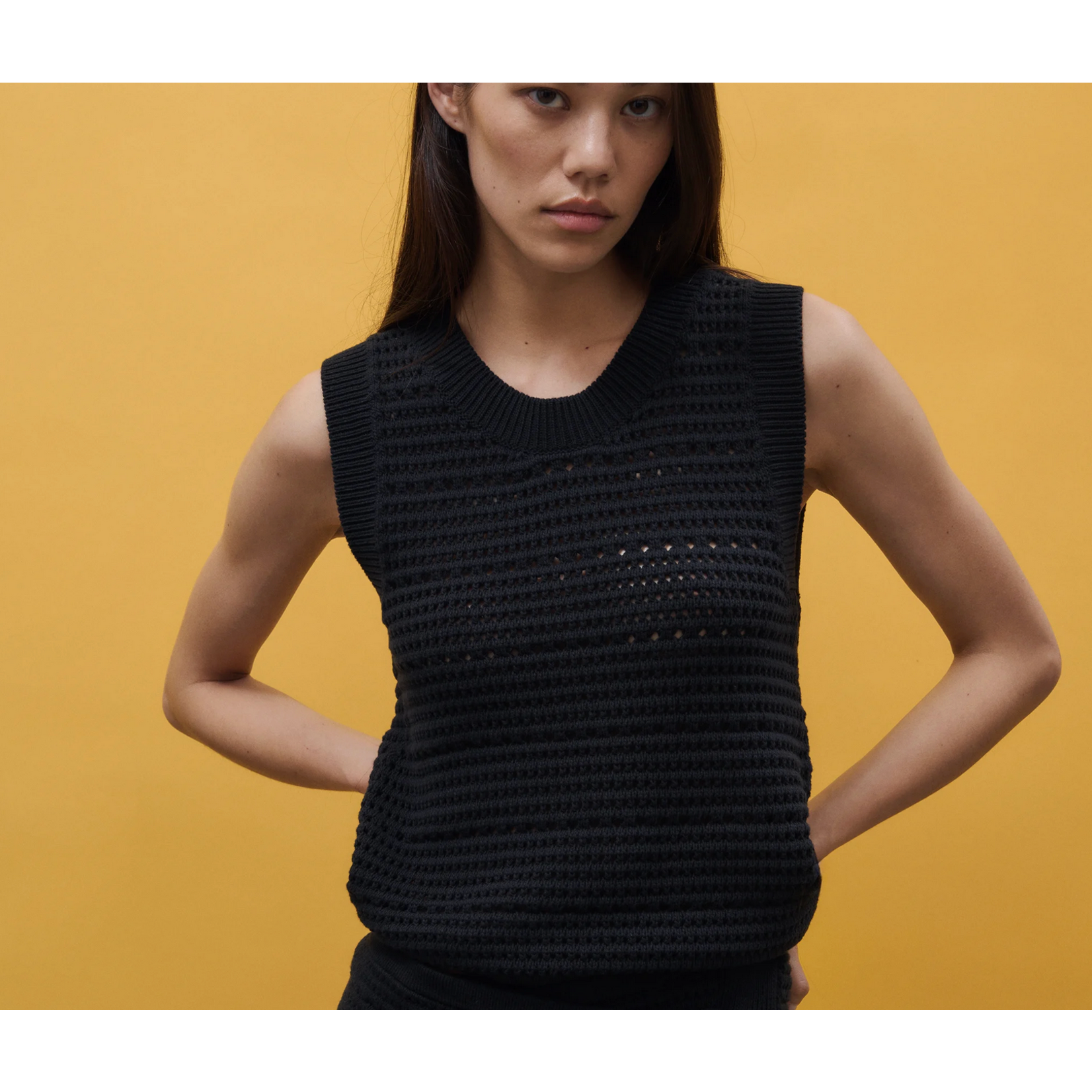 Closed Crochet Tank Top