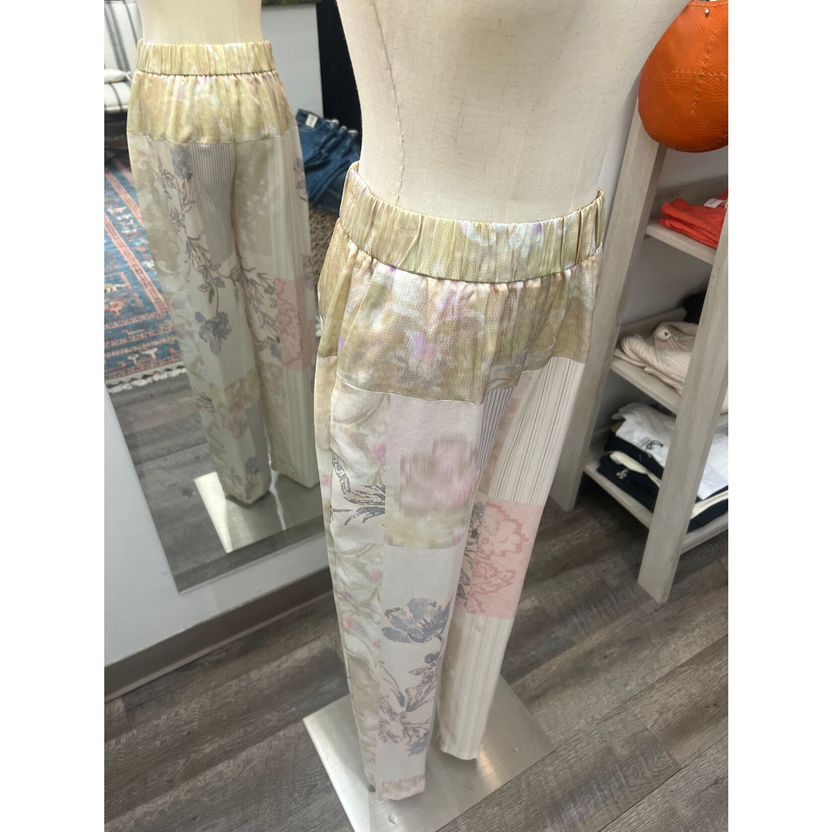 Forte Forte Secret Garden Print Viscose  Silk Twill Pants