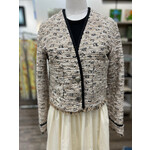 Forte Forte Tweed Jacquard Cropped Jacket
