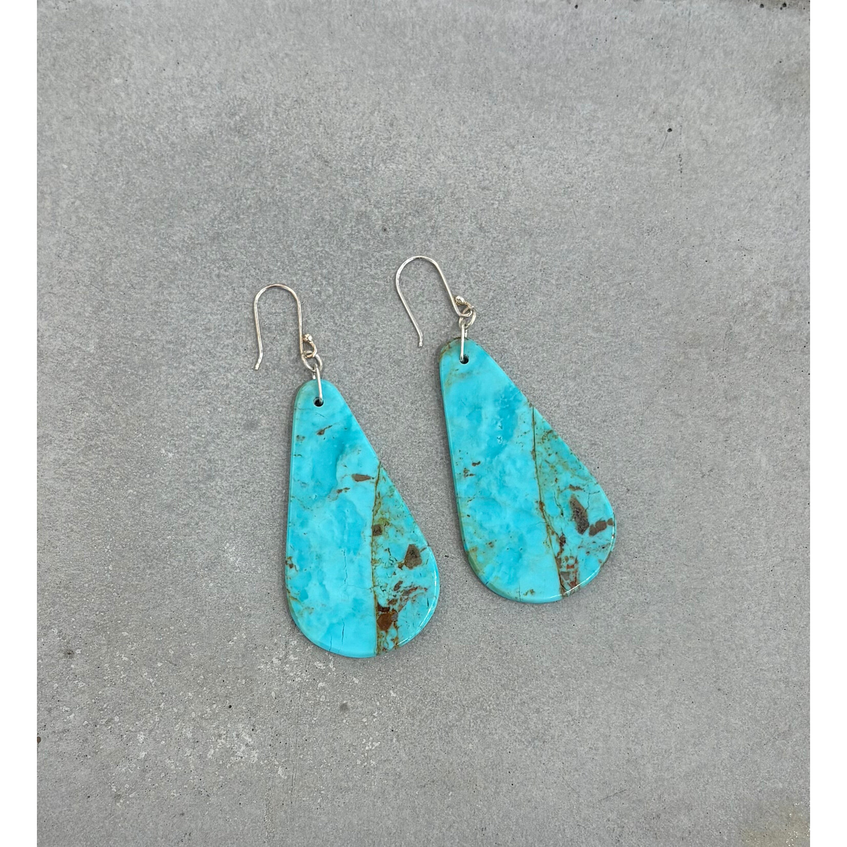 DeNev Turquoise Slab Earrings