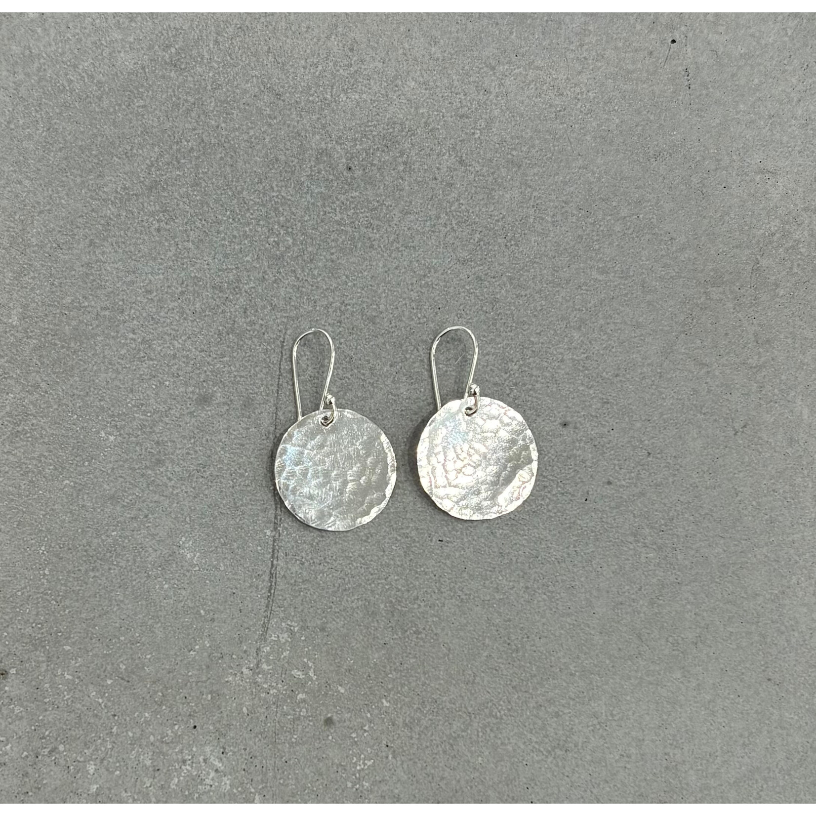 DeNev 1 Coin Sterling Silver Earrings