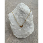 DeNev One-Of-A-Kind Hand-Cut 18k Yellow Gold Vermeil Heart Necklace