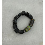 DeNev Raw Black Tourmaline Stretch Bracelet