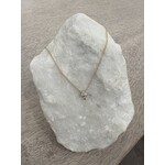 Andi Alyse Mini Mushroom Necklace with Diamonds (22, .05ct) set in 14K Yellow Gold