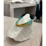 ARA Collection 24k Gold Turquoise Waterfall Bracelet