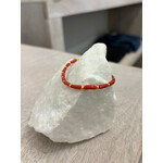 ARA Collection Coral & 24k Gold Bead Bracelet