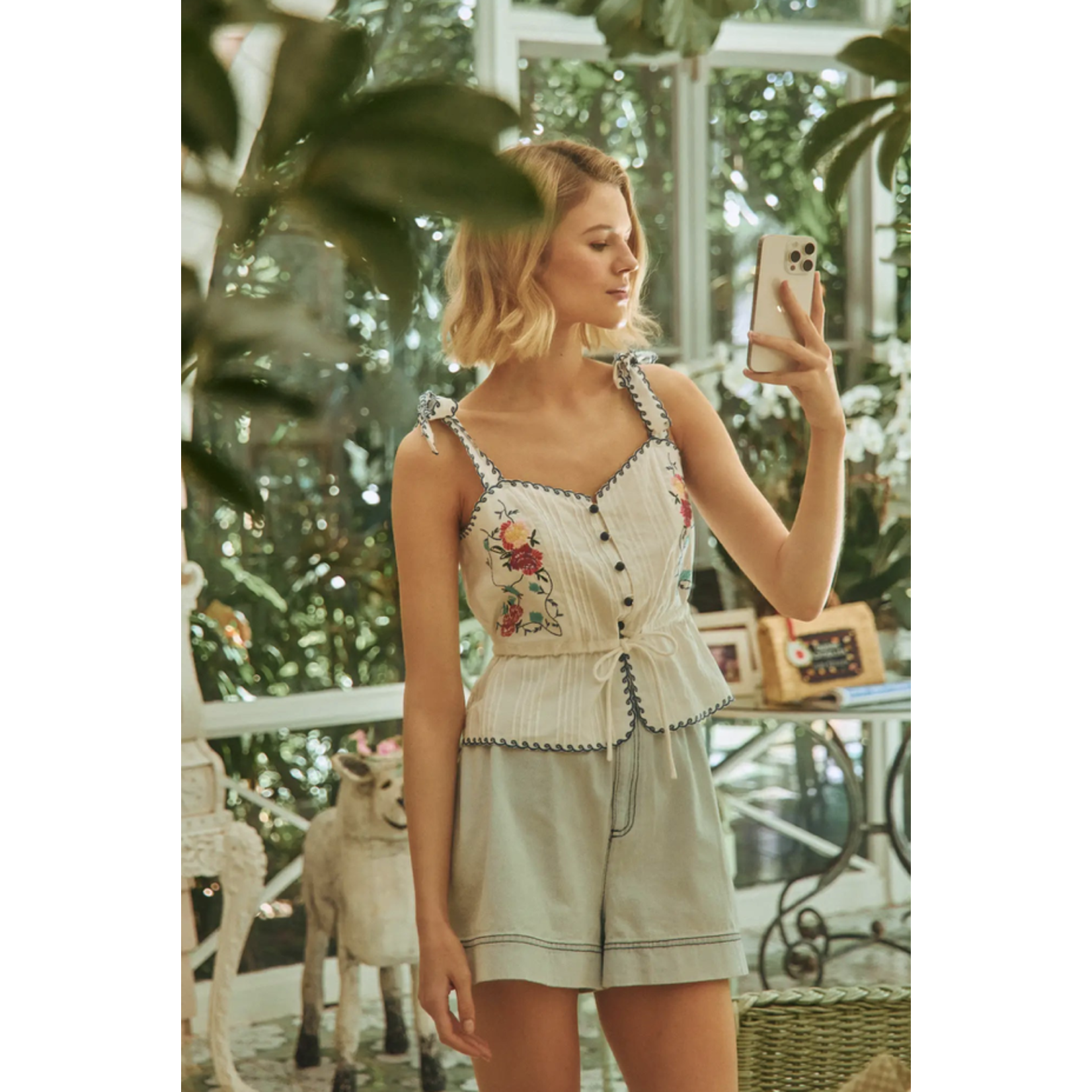 Hunter Bell Paisley Top