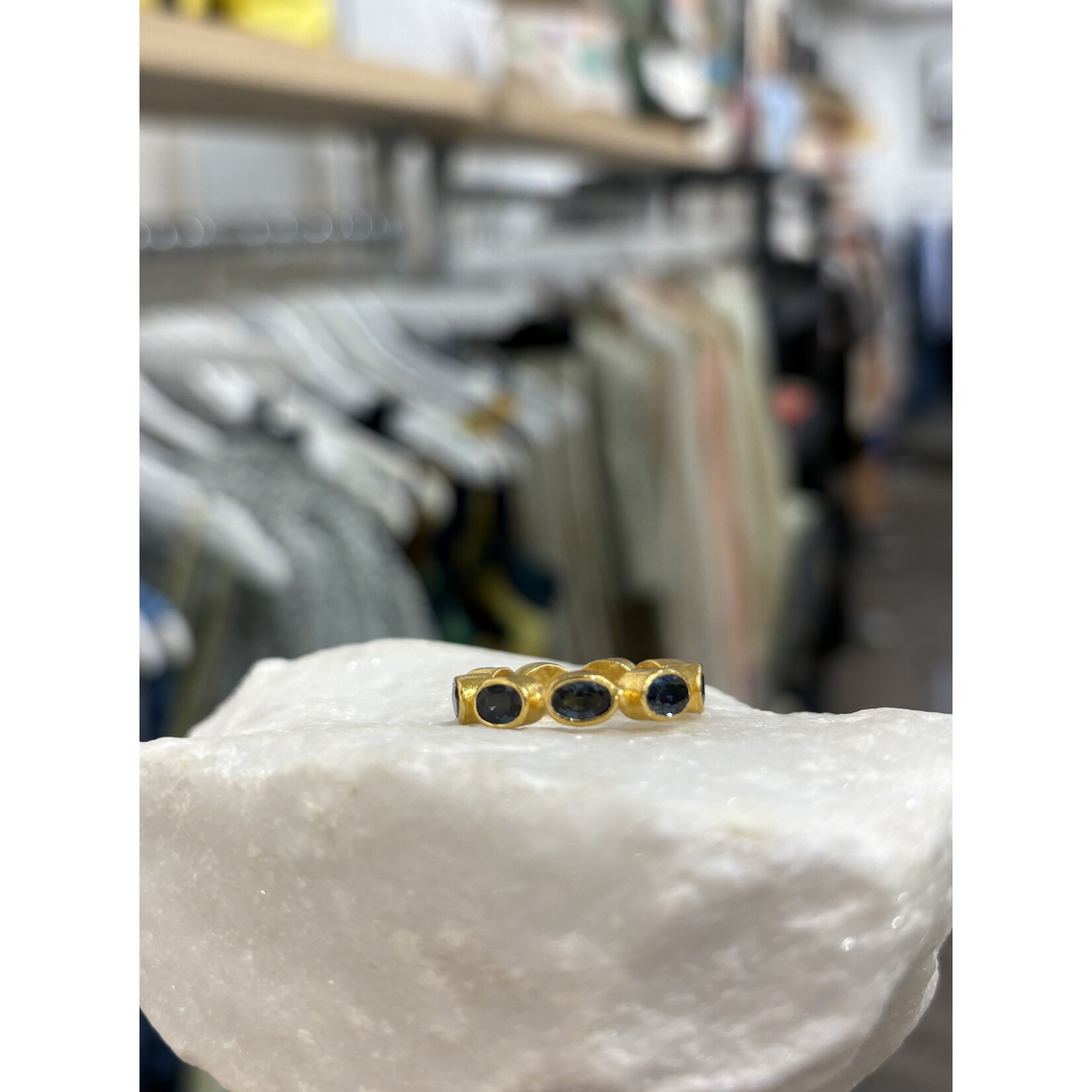 ARA Collection 24k Gold & Sapphire Eternity Band
