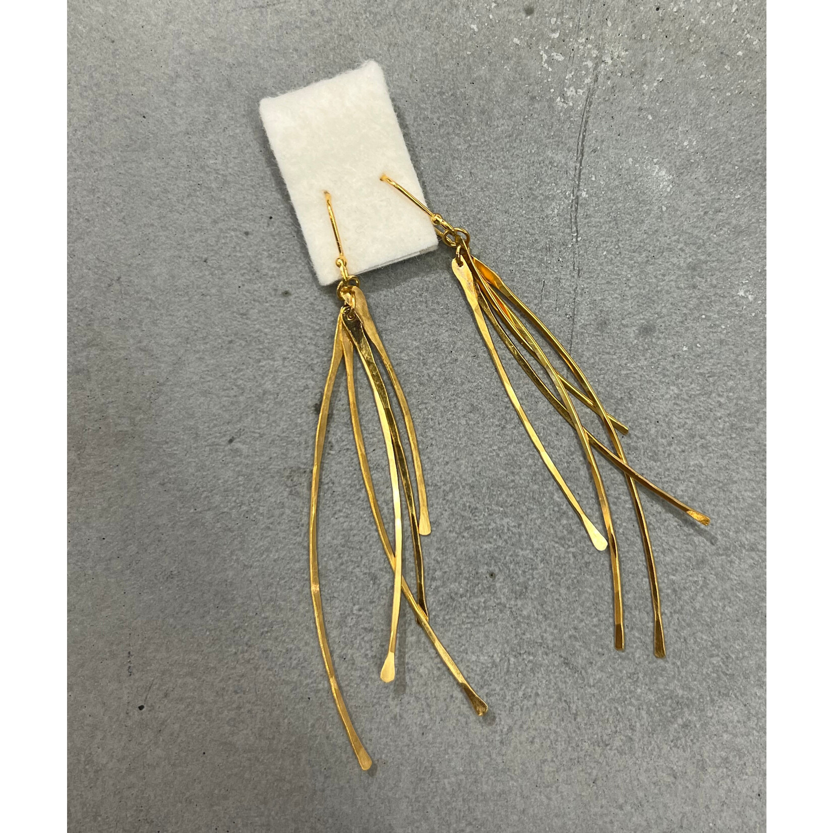 DeNev 18k Yellow Gold Vermeil 5Pack Live Wire Earrings