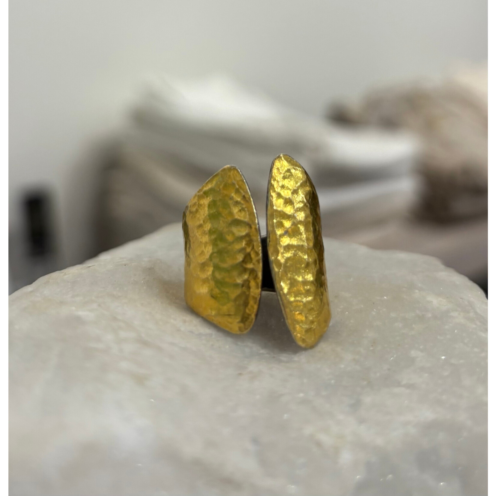 ARA Collection 24k Gold Plain Open Cigar Band