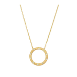 Sethi Couture 18k Gold and Diamond Dunes Small Circle Necklace, 16"-18"