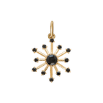 Sethi Couture 18k and Black Diamond Leena Starburst Pendant