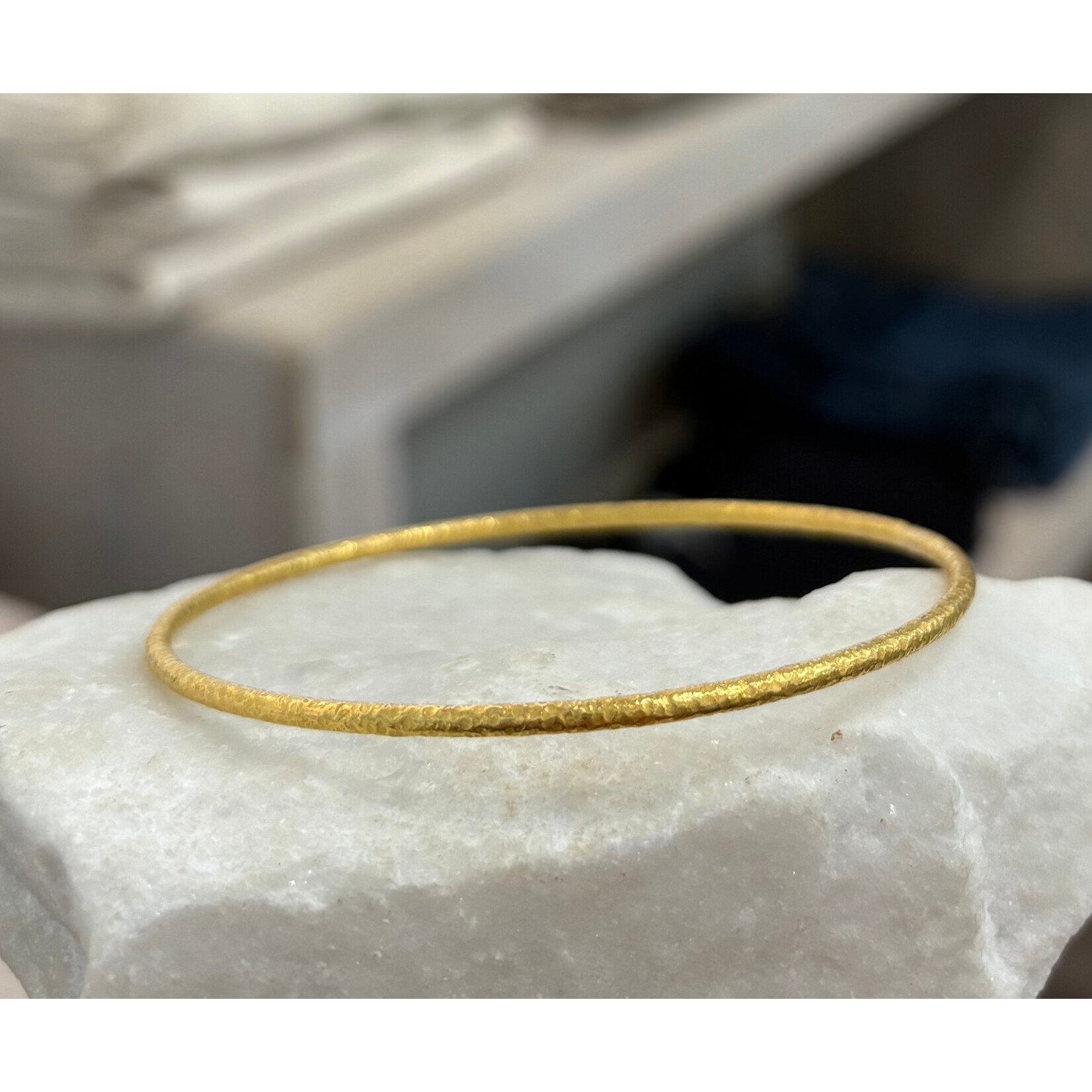 ARA Collection 22k Gold Stack Bangle