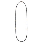 Sethi Couture 18k Gold and Black Diamond Bead Noir Necklace 18"