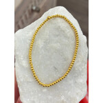 ARA Collection 24k Gold Mini Sphere Stretch Bracelet