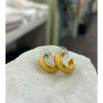 ARA Collection Small 24k Gold Classic Hoops