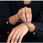 Sethi Couture Black Diamond Bead (2.5-3mm) Noir Bracelet, 7 inches, approx 10 carats