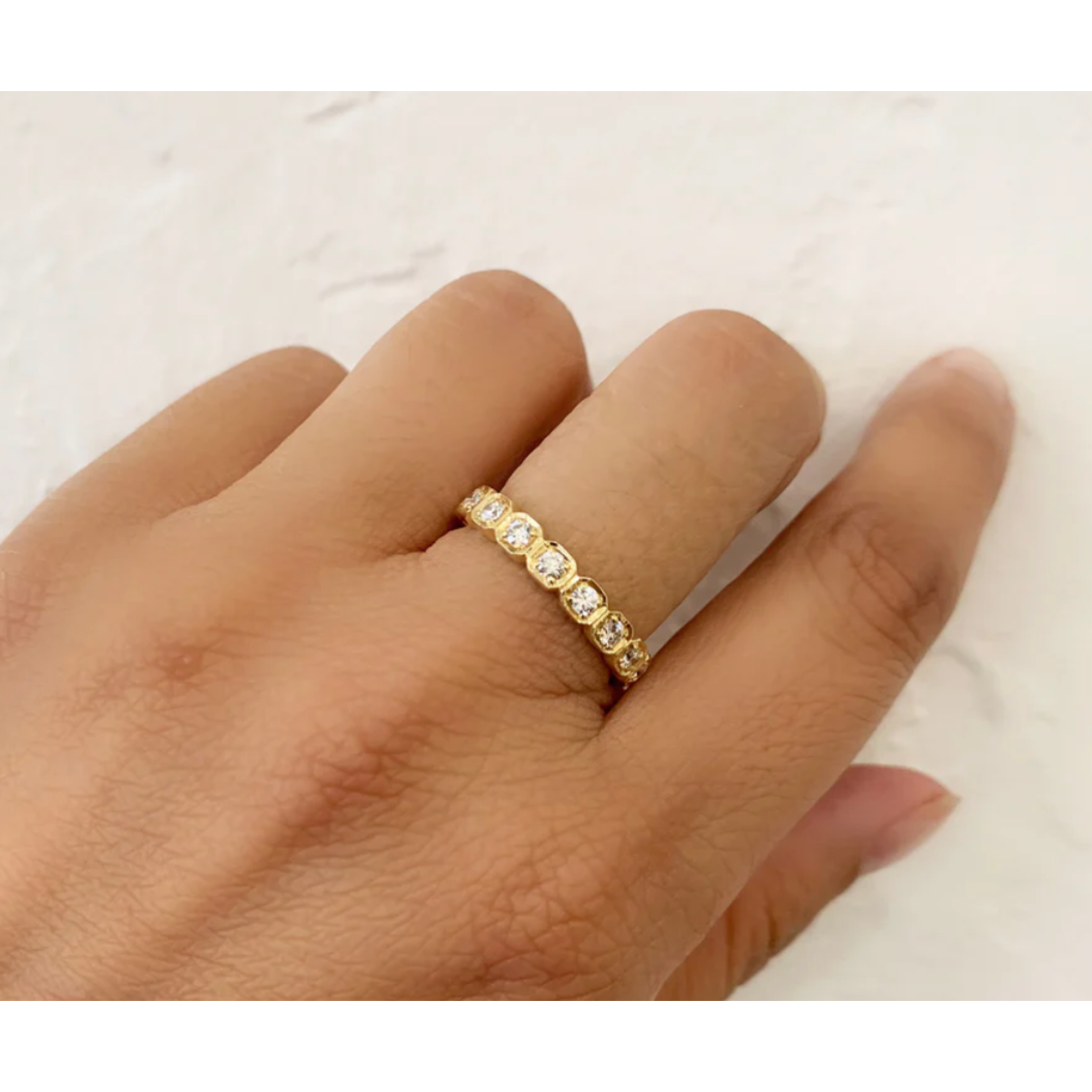 Sethi Couture 18k and Diamond Eva Band, Size 7