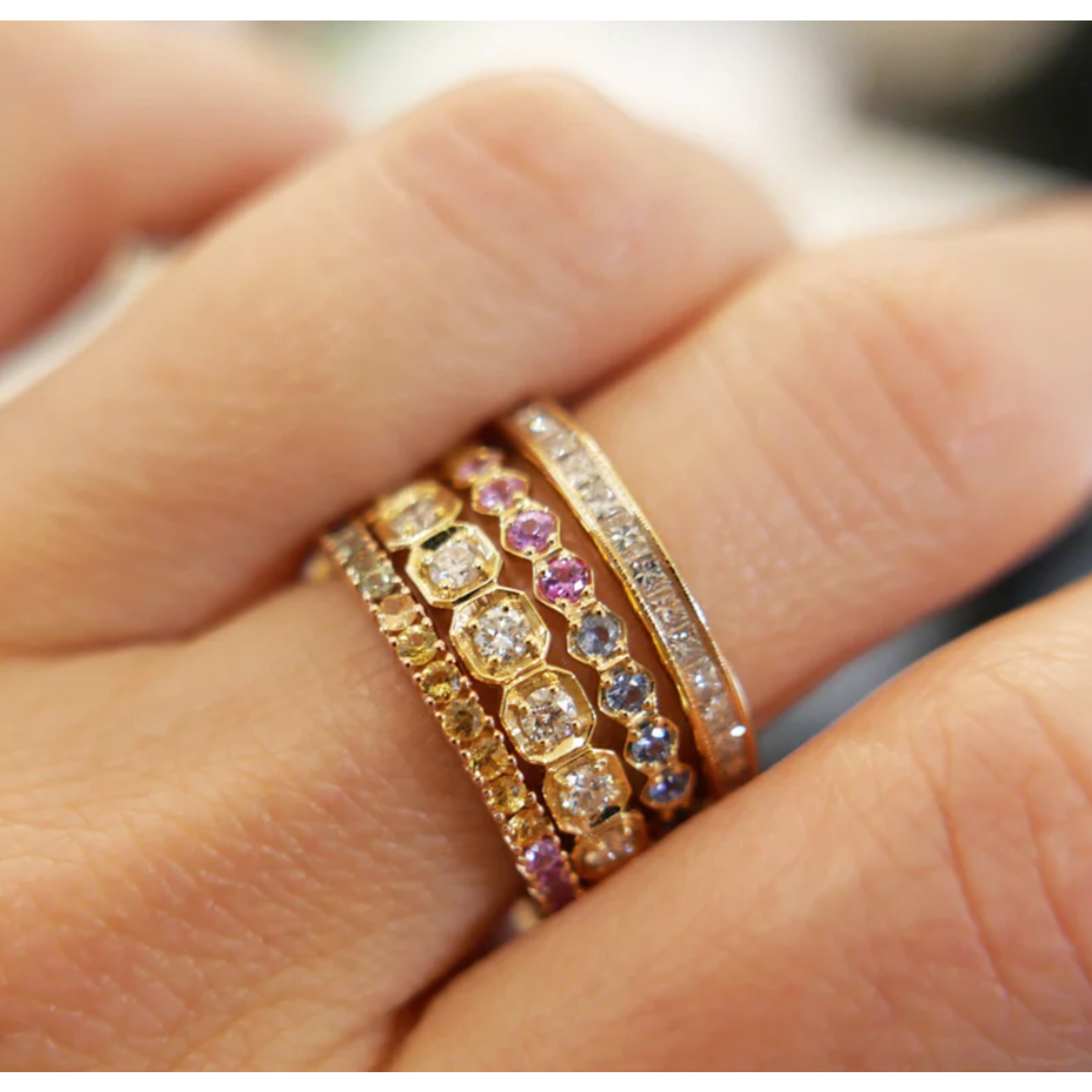 Sethi Couture 18k and Diamond Eva Band, Size 7