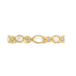 Sethi Couture 18k and Rose Cut Diamond Amara Eternity Band