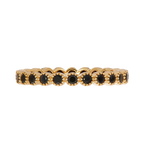 Sethi Couture 18k Gold and Black Diamond Bezel Eternity Band