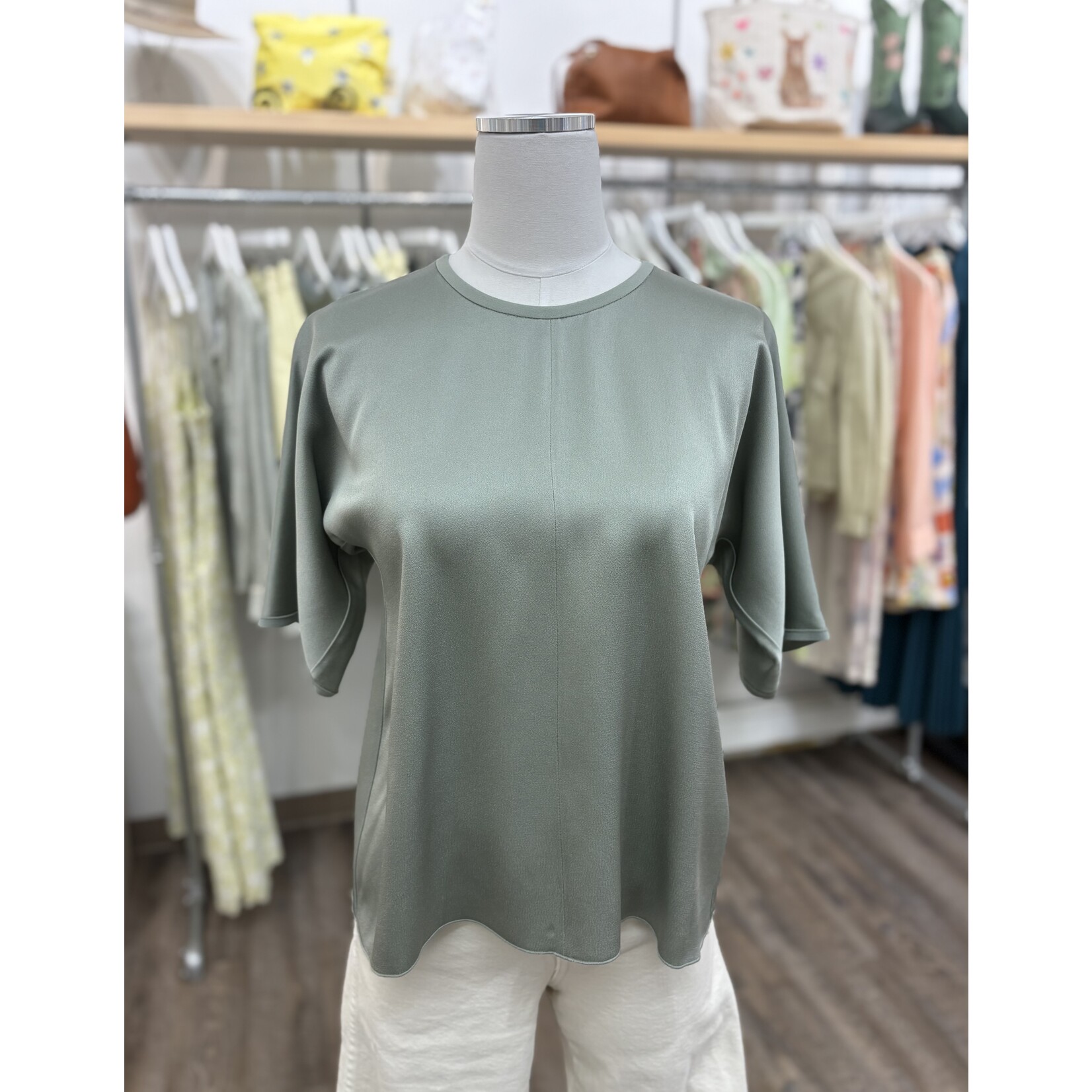 Forte Forte Shiny Anvers Satin Top