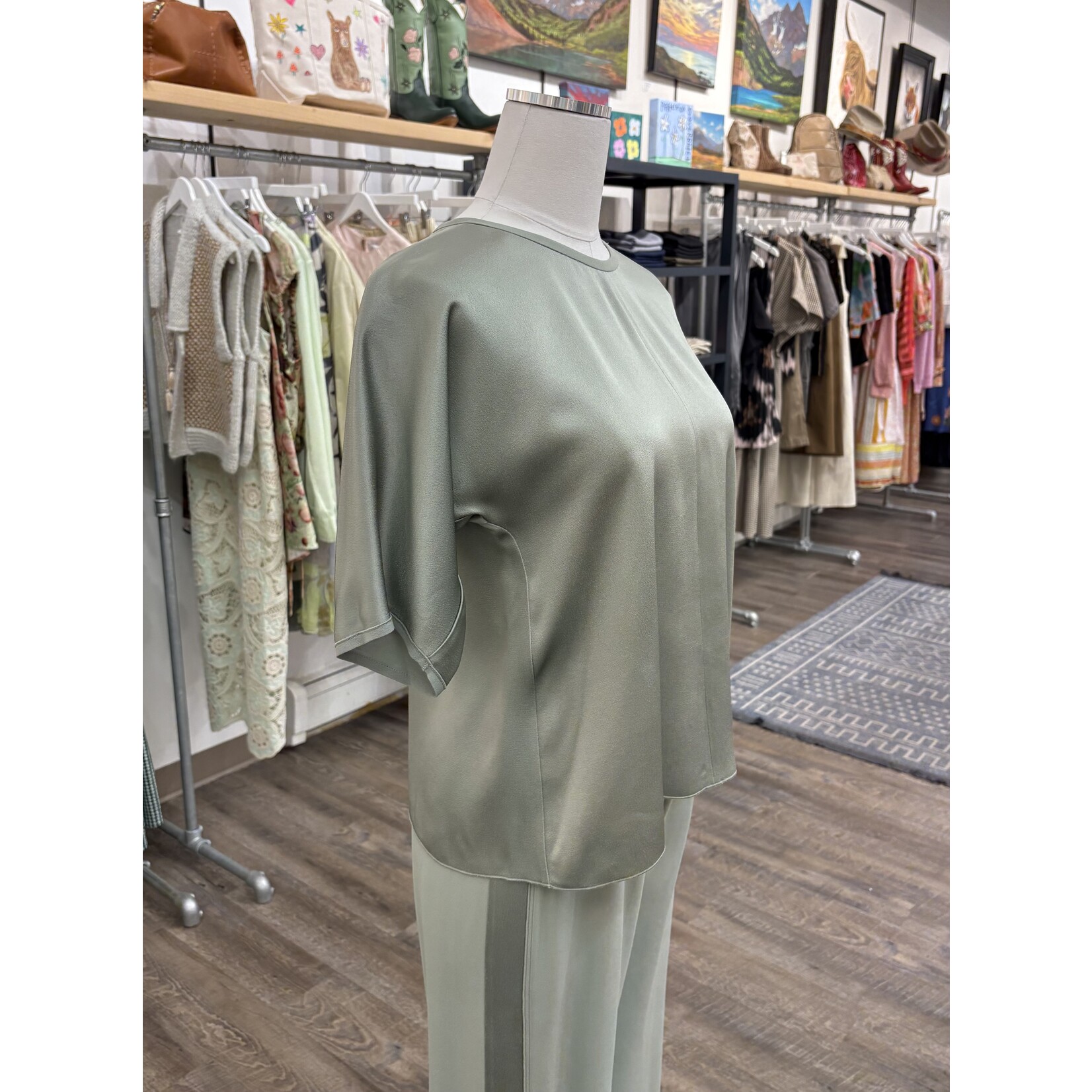 Forte Forte Shiny Anvers Satin Top