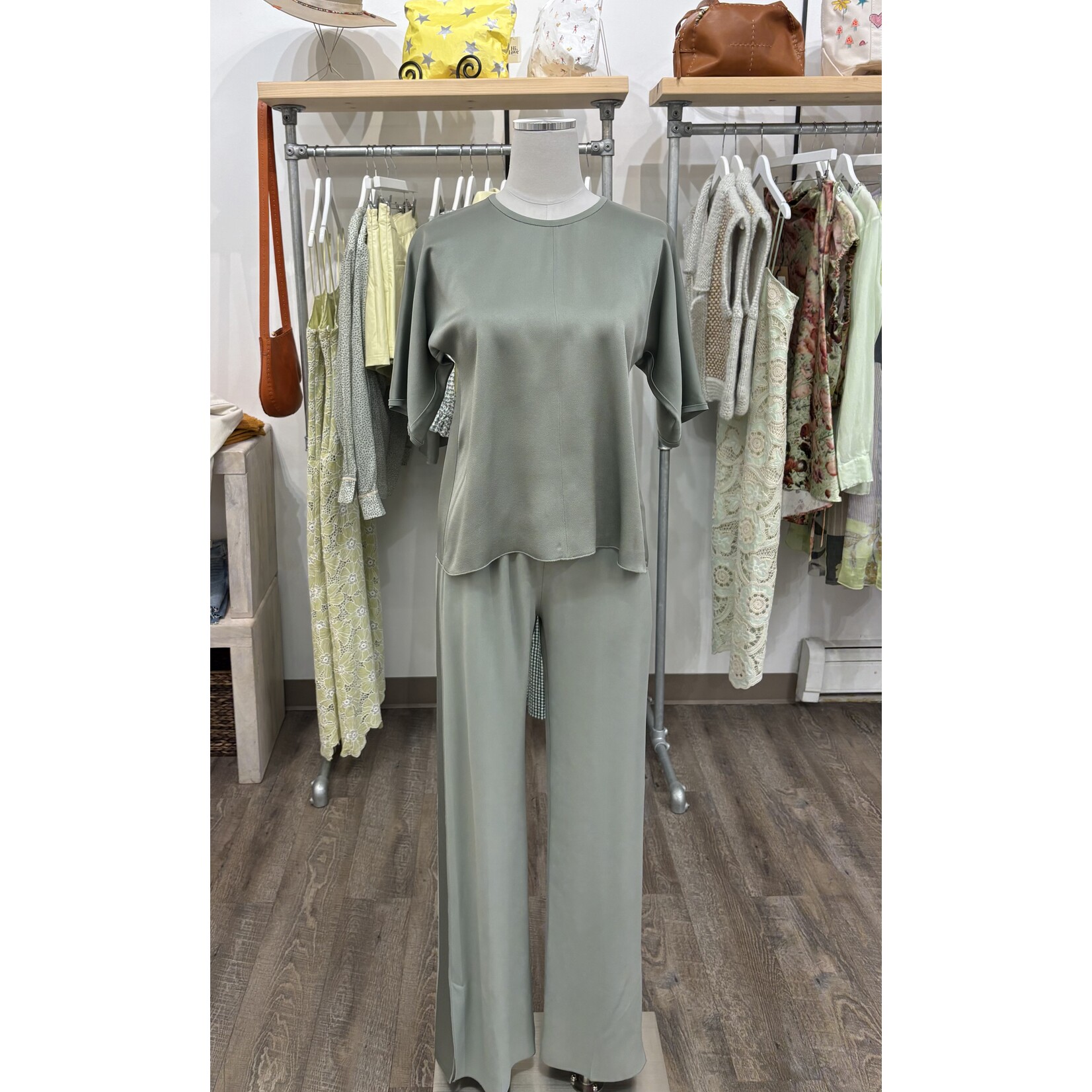 Forte Forte Shiny Anvers Satin Top