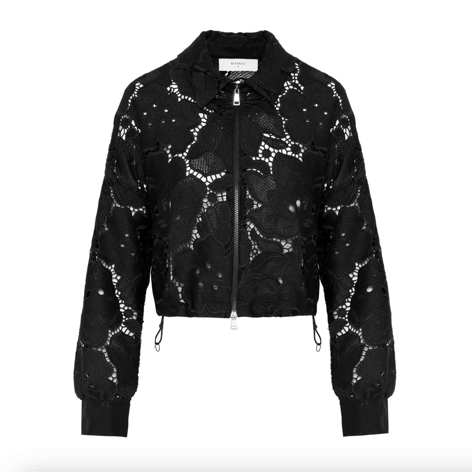 Beatrice Unlined Macrame Lace Jacket