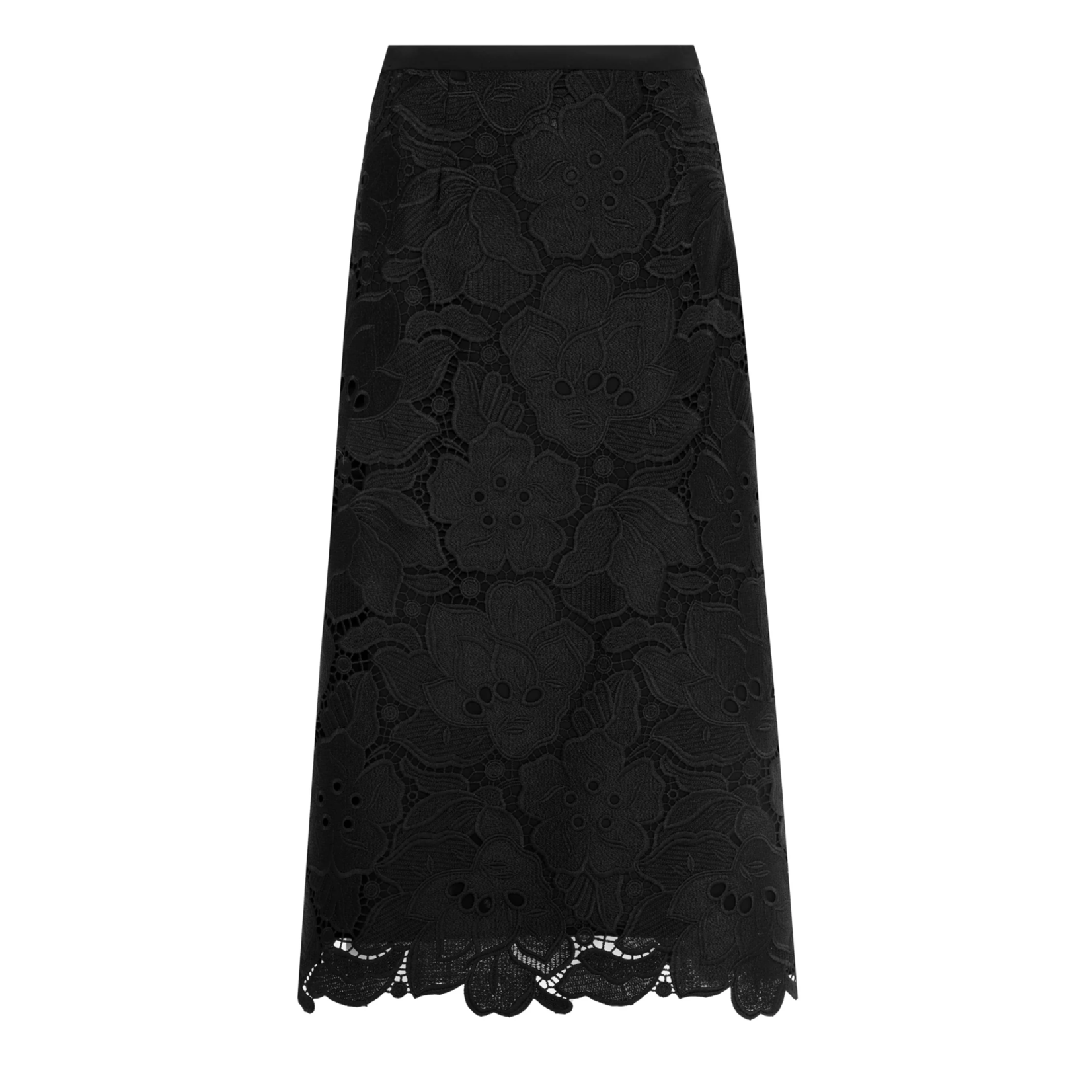 Beatrice Flared Macrame Lace Skirt