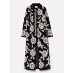 Forte Forte "Voila Une Fleur" Embroidery Velvet Coat