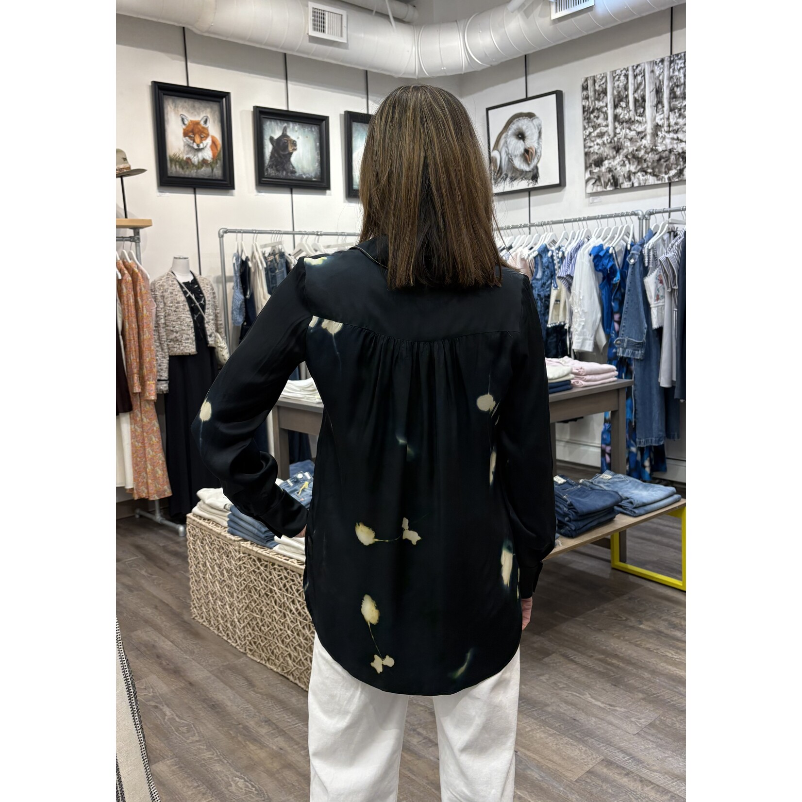 Beatrice Abstract Floral Blouse