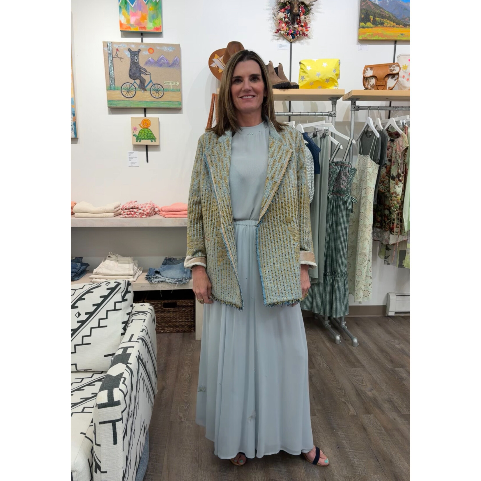 Forte Forte "Carousel Des Sylphes" Embroidery Long Skirt