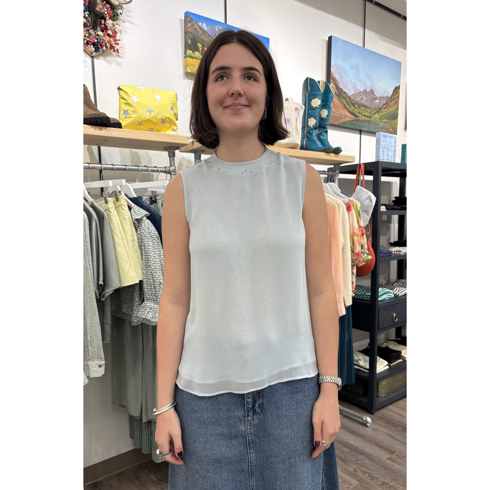 Forte Forte "Carousel Des Sylphes" Embroidery Roundneck Top