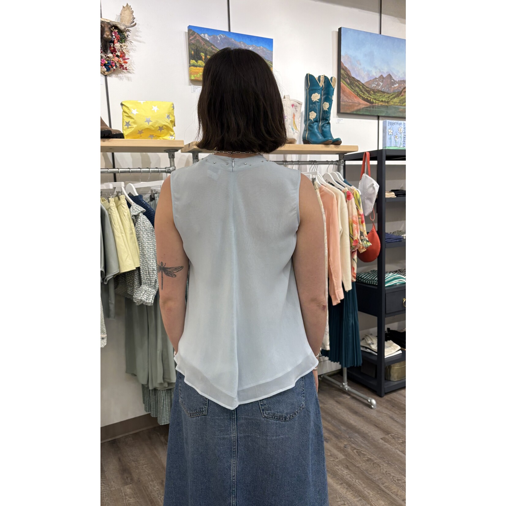 Forte Forte "Carousel Des Sylphes" Embroidery Roundneck Top