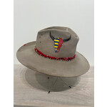 Demented Hat Co. Circa 1960 Hat with Navajo Buffalo Skull