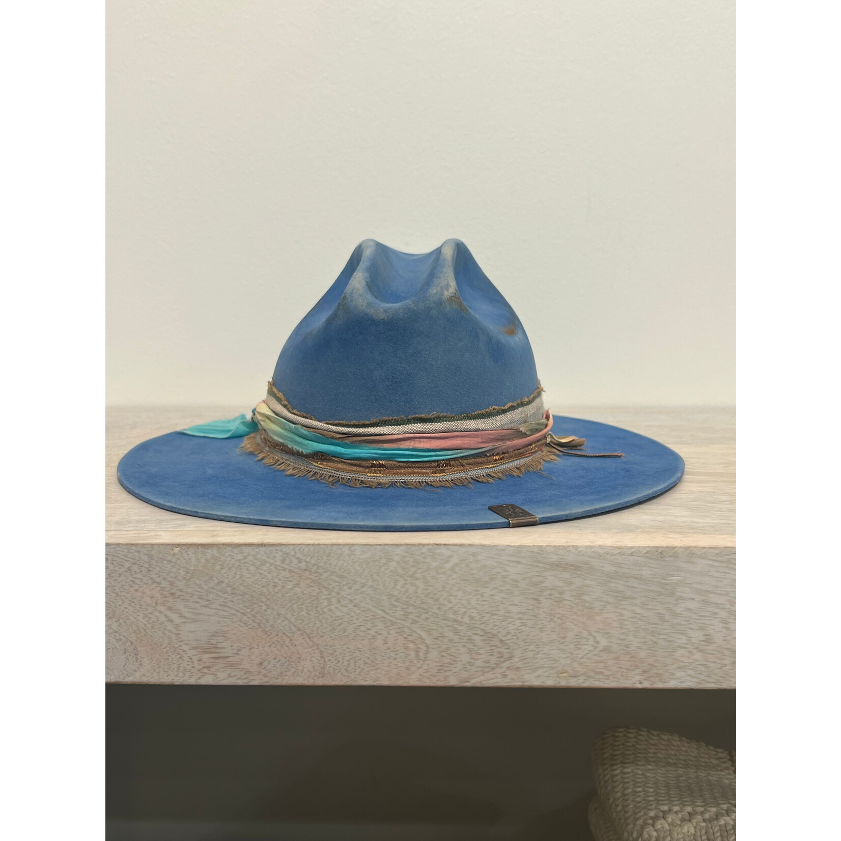 Demented Hat Co. Circa 1970 Blue Dyed Hat